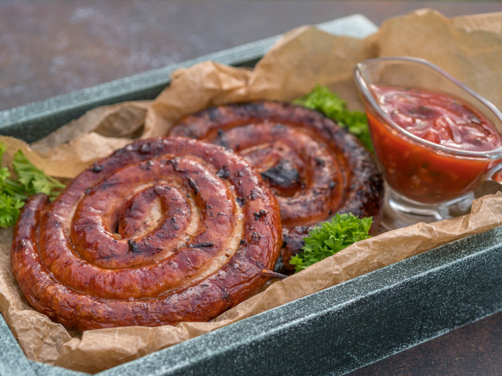 Brazilian grill sausage